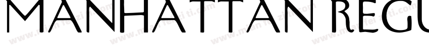 Manhattan Regular字体转换